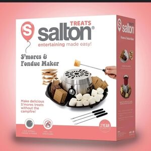 NWT Salton Fondue & Smores Maker